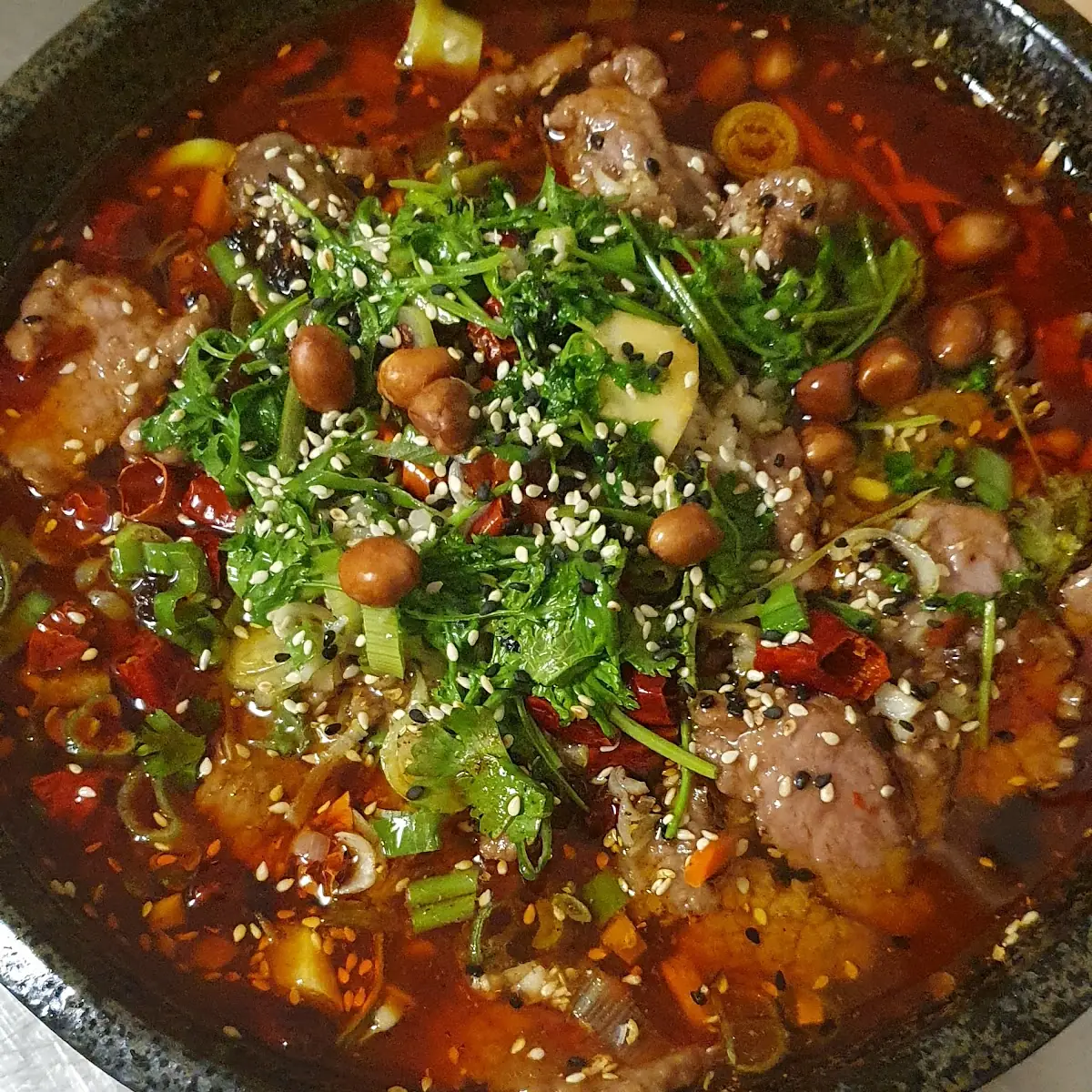 水煮牛肉